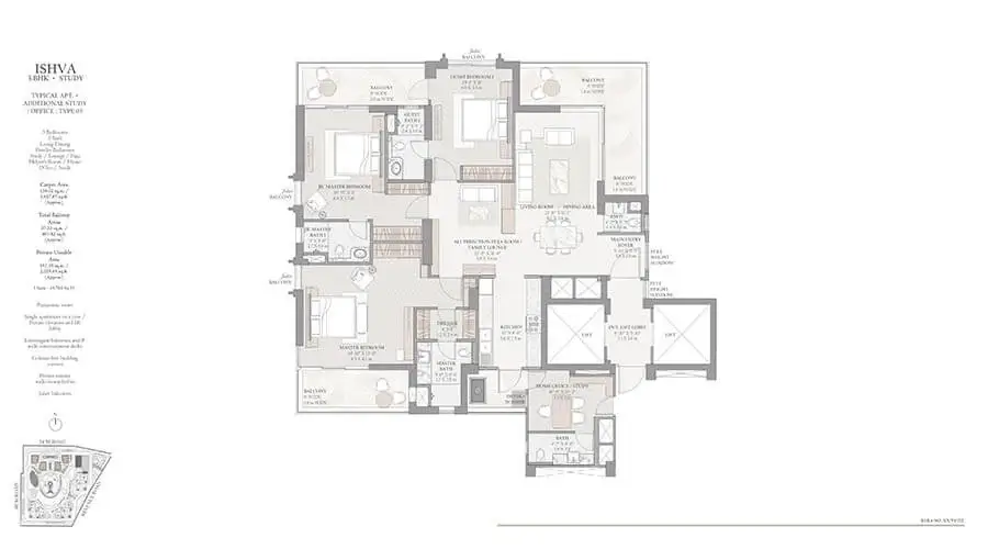 tarc ishva floor plans